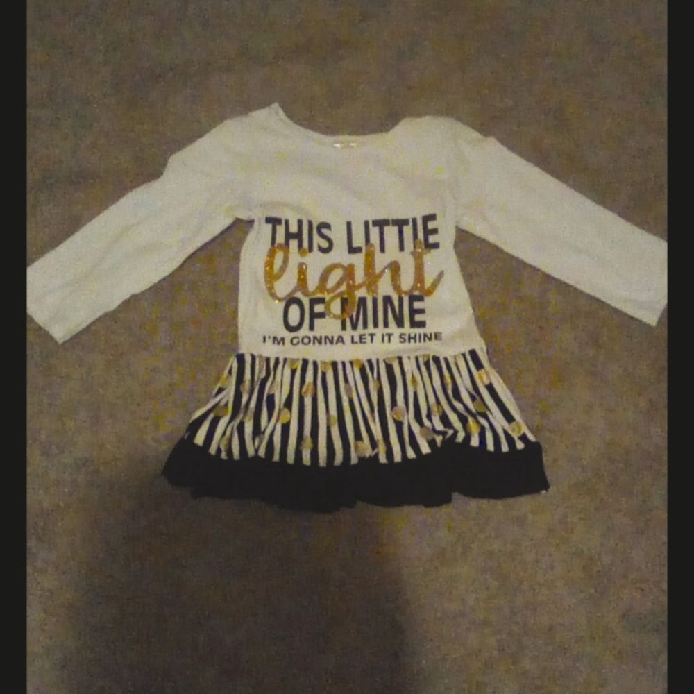 Little girls this little light of mine shirt